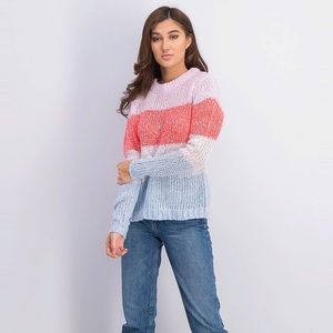 NWT RD Style Stitch Fix Colorblock Sweater Large